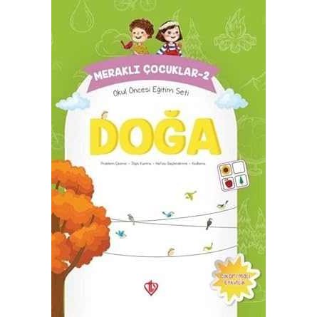 Meraklı Çocuklar 2 Okul Öncesi Eğitim Seti Doğa - 9786258023435